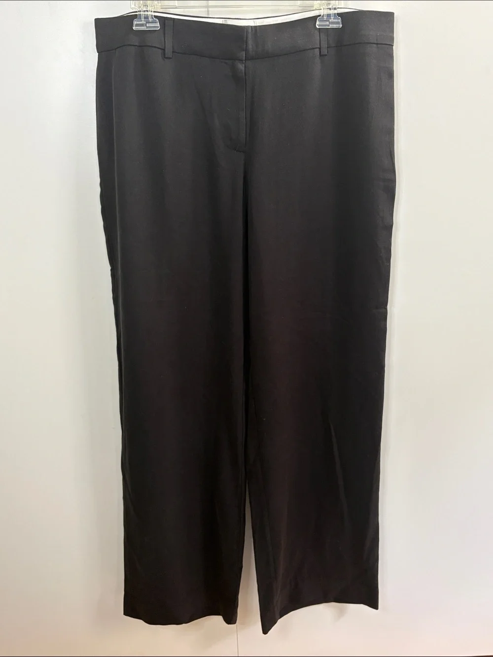 Reformation Black Wide-Leg Trousers 10